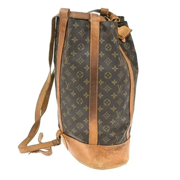 LOUIS VUITTON LV Randonnee GM Shoulder Bag Monogram Leather Brown M42244 62YH402 - Picture 3 of 15
